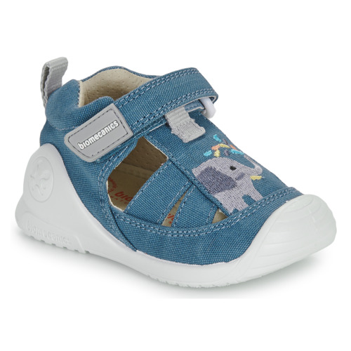 Zapatos Niños Sandalias Biomecanics SANDALIA ELEFANTE Azul / Blanco