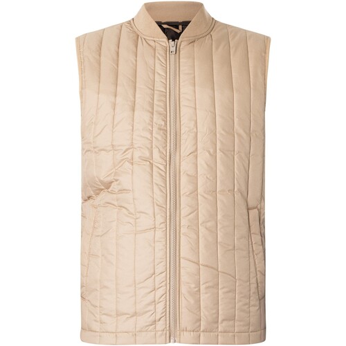 textil Hombre Chaquetas de deporte Jack & Jones Chaleco City Liner Beige