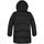 textil Niña Chaquetas Calvin Klein Jeans IG0IG02059 LONG PUFFER-BEH BLACK Negro