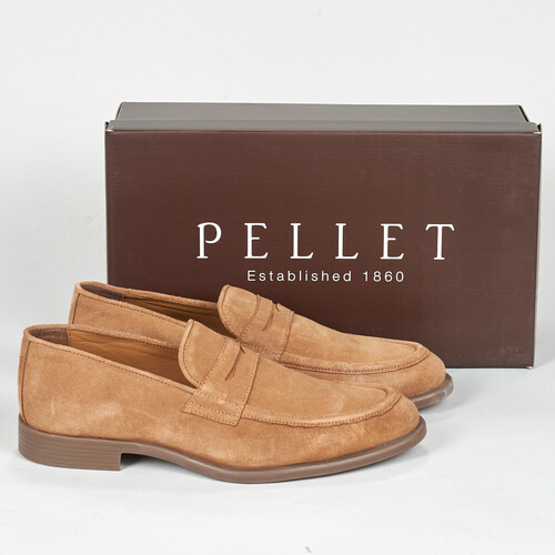 Zapatos Hombre Mocasín Pellet EDMOND Piel / Melocotón