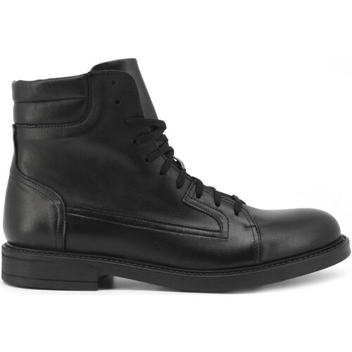 Zapatos Hombre Botas Duca Di Morrone Riccardo - Leather Black Negro