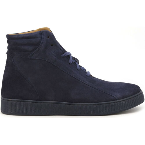 Zapatos Hombre Botas Duca Di Morrone Tommaso - Suede Blue Azul