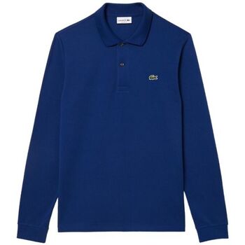 textil Hombre Polos manga corta Lacoste Polo Classic Fit Long Sleeve Hombre Night Blue Azul