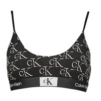 Ropa interior Mujer Sujetador Calvin Klein Jeans UNLINED BRALETTE Negro