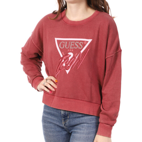 textil Mujer Sudaderas Guess  Rojo