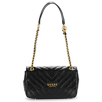 Bolsos Mujer Bandolera Guess JANIA CONVERTIBLE CROSSBODY FLAP Negro