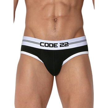 Ropa interior Hombre Braguitas Code 22 Slip Power Code22 Negro