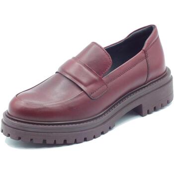 Zapatos Mujer Mocasín Geox D36HRA Iridea Rojo