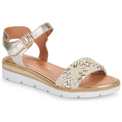 Zapatos Mujer Sandalias Karston KIKIN Beige / Oro