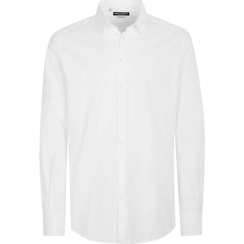 textil Hombre Camisas manga larga D&G G5FT8T FUEAJ Blanco