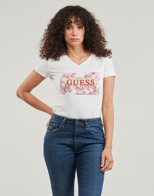 Guess LOGO FLOWERS Beige