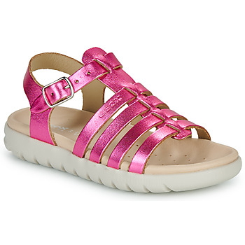 Zapatos Niña Sandalias Geox J SANDAL SOLEIMA GIR Rosa