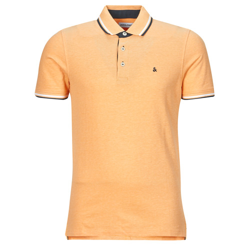 textil Hombre Polos manga corta Jack & Jones JJEPAULOS POLO SS Naranja