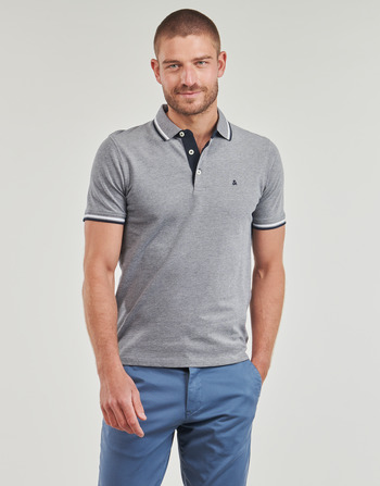 textil Hombre Polos manga corta Jack & Jones JJEPAULOS POLO SS Azul