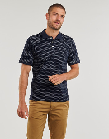 textil Hombre Polos manga corta Jack & Jones JJLUIS AOP POLO SS Marino