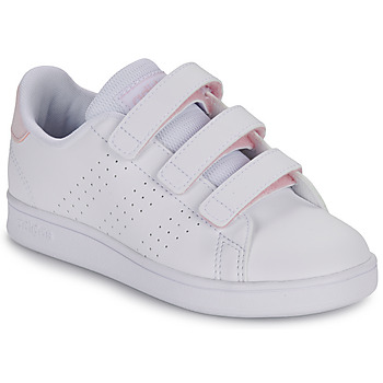 Zapatos Niña Zapatillas bajas Adidas Sportswear ADVANTAGE CF C Blanco / Rosa