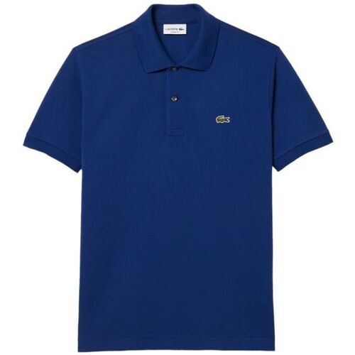 textil Hombre Polos manga corta Lacoste Polo Classic Fit Hombre Blue Shadow Azul