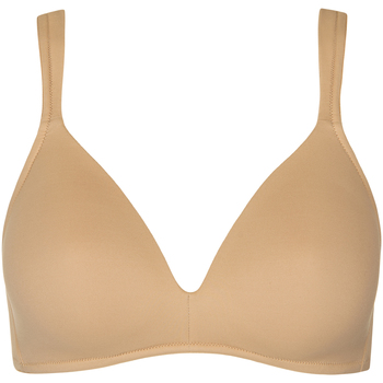 Ropa interior Mujer Triángulo/Sin Aros Lisca Sujetador preformado de corte profundo sin aros Maya Beige