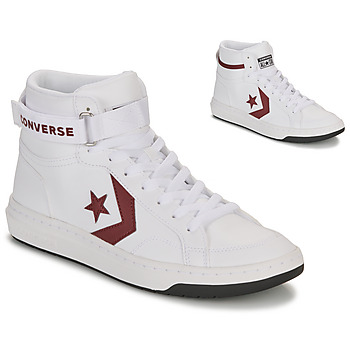 Zapatos Hombre Zapatillas altas Converse PRO BLAZE V2 LEATHER Blanco / Burdeo