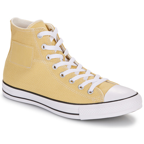 Zapatos Hombre Zapatillas altas Converse CHUCK TAYLOR ALL STAR CANVAS & JACQUARD Beige