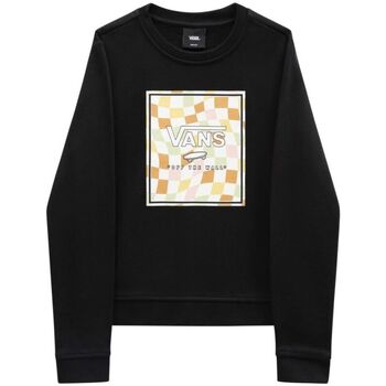 textil Niños Sudaderas Vans WAXY CHECK - VN000781-BLK BLACK Negro