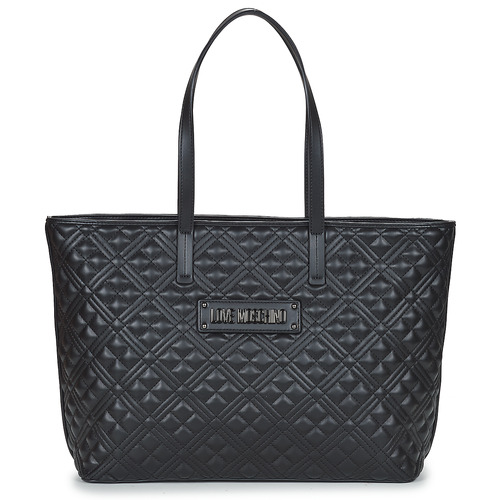 Bolsos Mujer Bolso shopping Love Moschino QUILTED BAG JC4166 Negro / Gunmetal