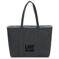 Bolsos Mujer Bolso shopping Love Moschino DENIM JC4321PP0I Gris