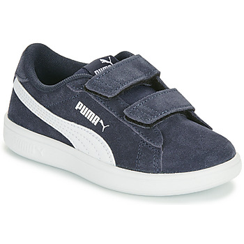 Zapatos Niño Zapatillas bajas Puma SMASH 3.0 PS Marino / Blanco