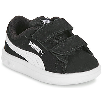 Zapatos Niño Zapatillas bajas Puma SMASH 3.0 INF Negro / Blanco