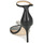 Zapatos Mujer Sandalias Lauren Ralph Lauren ALLIE FLOWER-SANDALS-HEEL SANDAL Negro / Blanco