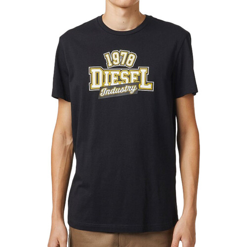 textil Hombre Tops y Camisetas Diesel  Negro