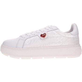 Zapatos Mujer Deportivas Moda Love Moschino  Blanco