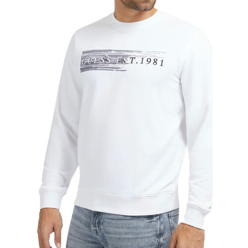 textil Hombre Sudaderas Guess  Blanco