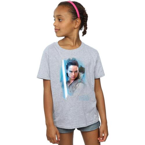 textil Niña Camisetas manga larga Star Wars: The Last Jedi BI1238 Gris