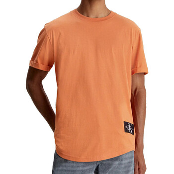 textil Hombre Tops y Camisetas Calvin Klein Jeans  Naranja