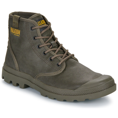 Zapatos Hombre Botas de caña baja Palladium PAMPA HI COATED Marrón