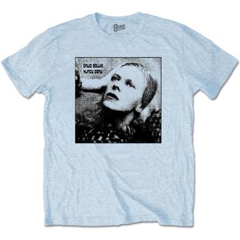 textil Camisetas manga larga David Bowie Hunky Dory Azul