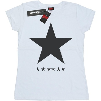 textil Mujer Camisetas manga larga David Bowie BI16668 Blanco