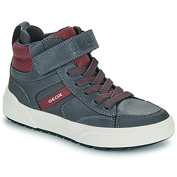 Zapatos Niño Zapatillas altas Geox J WEEMBLE BOY Marino / Burdeo