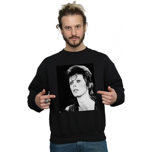 textil Hombre Sudaderas David Bowie Looking Negro