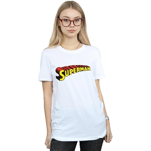 textil Mujer Camisetas manga larga Dc Comics BI19257 Blanco