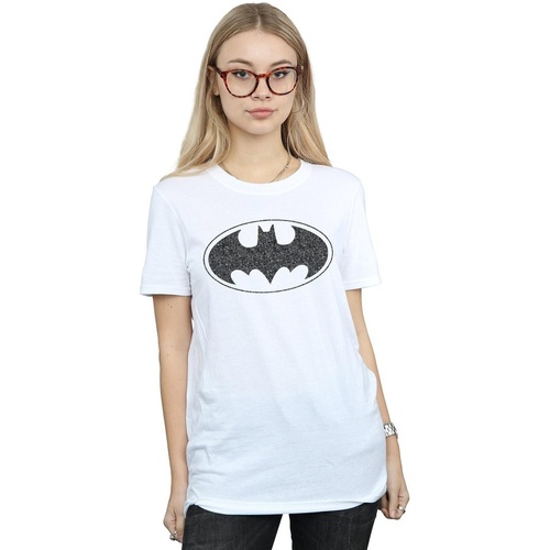 textil Mujer Camisetas manga larga Dc Comics BI19345 Blanco