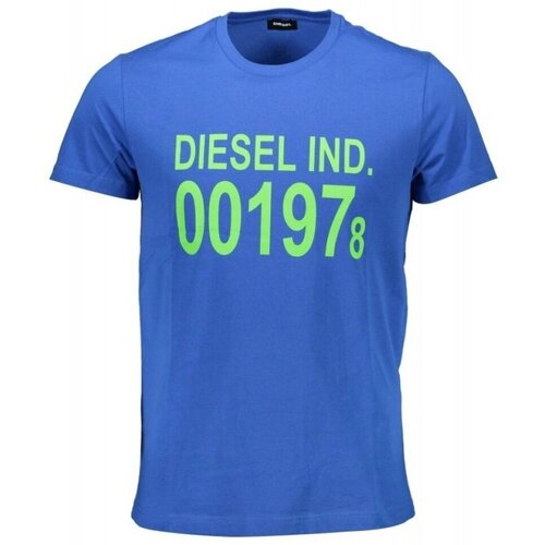 textil Hombre Camisetas manga corta Diesel SASA-T-DIEGO - Hombres Azul