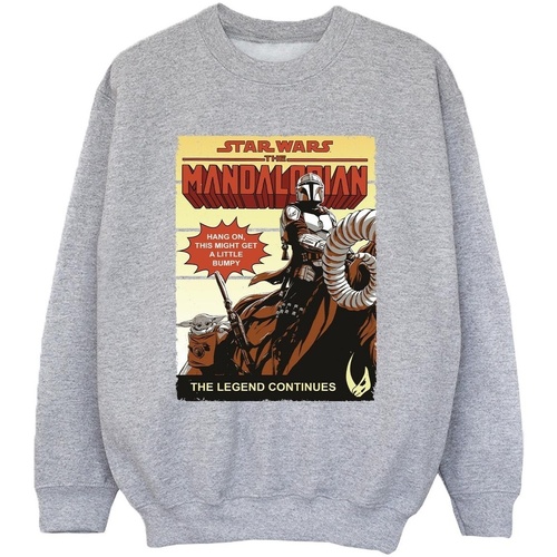 textil Niño Sudaderas Star Wars The Mandalorian Bumpy Ride Gris