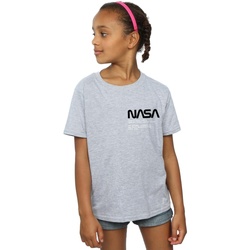 textil Niña Camisetas manga larga Nasa Johnson Gris