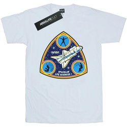 textil Hombre Camisetas manga larga Nasa Spacelab Life Science Blanco