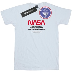 textil Hombre Camisetas manga larga Nasa BI52280 Blanco