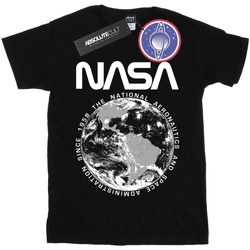 textil Hombre Camisetas manga larga Nasa BI52281 Negro