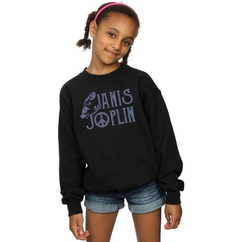 textil Niña Sudaderas Janis Joplin BI32864 Negro