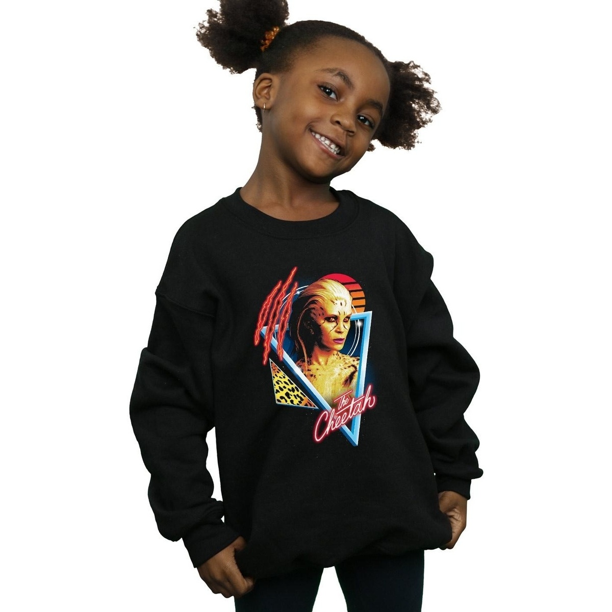 textil Niña Sudaderas Dc Comics 84 Negro